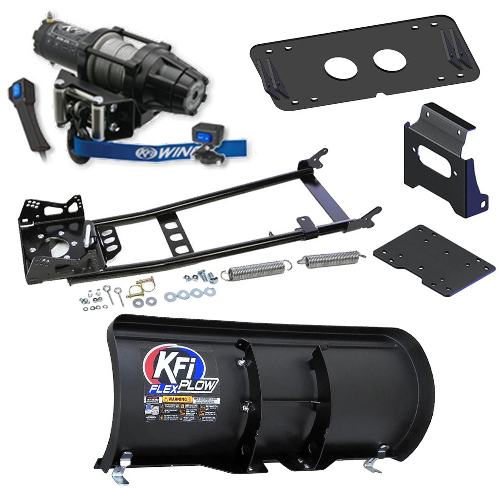 KFI Snowplow Kit fits 2007 - on Honda TRX250TE & TRX250TM Recon ATV - MojoMotoSport.com