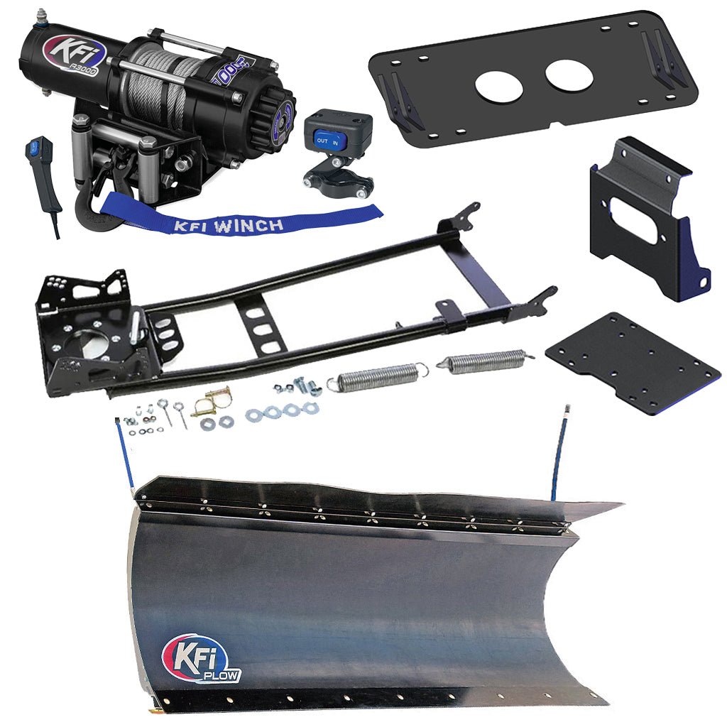 KFI Snowplow Kit fits 2007 - on Honda TRX250TE & TRX250TM Recon ATV - MojoMotoSport.com