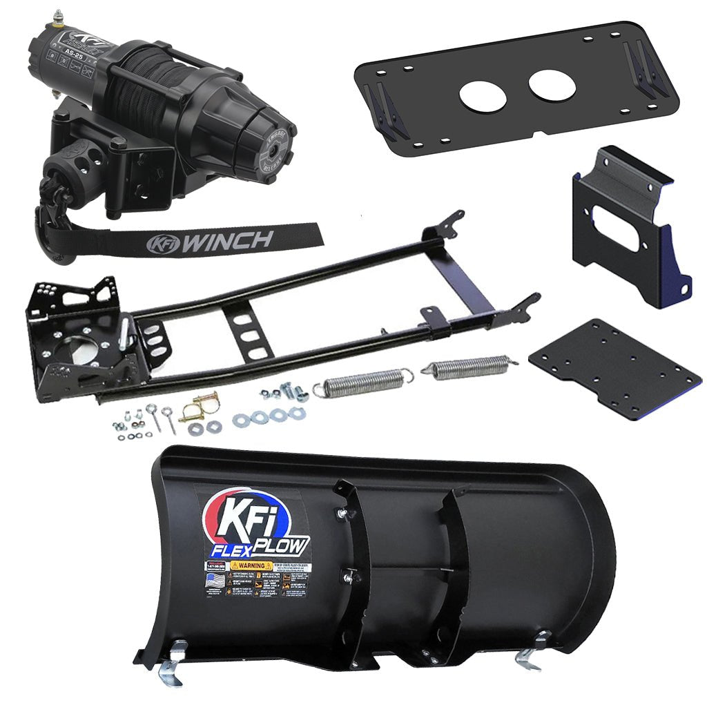 KFI Snowplow Kit fits 2007 - on Honda TRX250TE & TRX250TM Recon ATV - MojoMotoSport.com