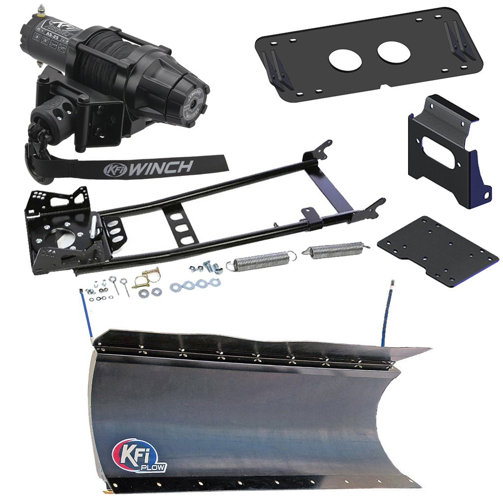 KFI Snowplow Kit fits 2007 - on Honda TRX250TE & TRX250TM Recon ATV - MojoMotoSport.com