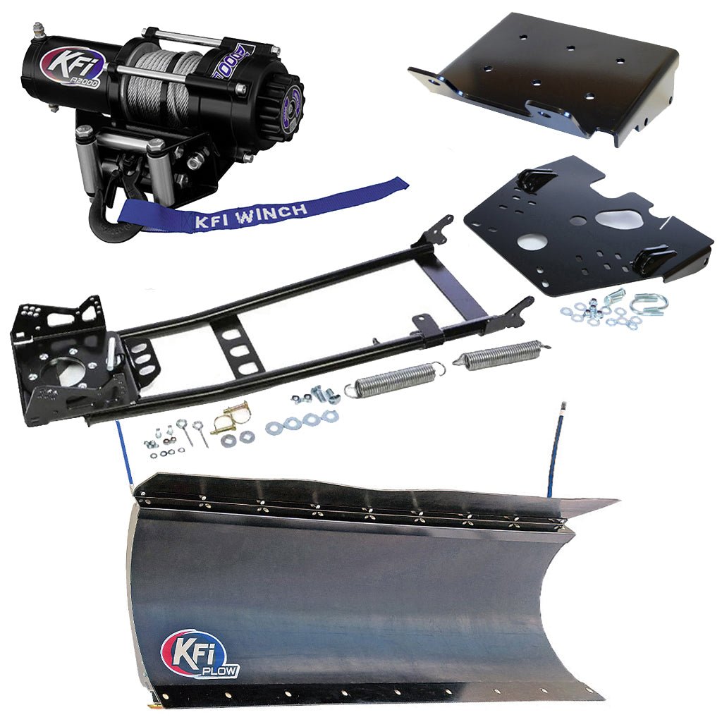 KFI Snowplow Kit fits 2008 - on Suzuki King Quad 400 4x4/AS/AF/ASi/FSi ATV - MojoMotoSport.com