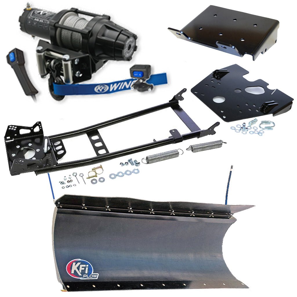 KFI Snowplow Kit fits 2008 - on Suzuki King Quad 400 4x4/AS/AF/ASi/FSi ATV - MojoMotoSport.com