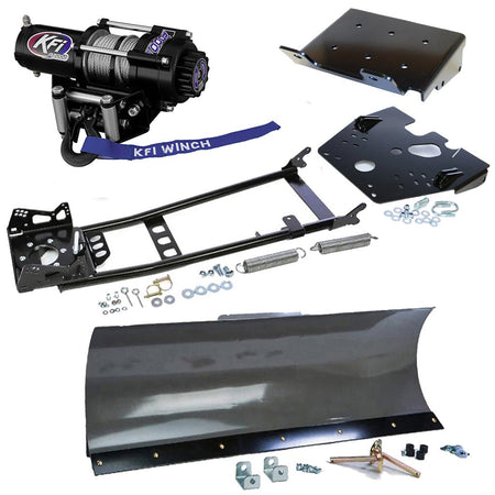 KFI Snowplow Kit fits 2008 - on Suzuki King Quad 400 4x4/AS/AF/ASi/FSi ATV - MojoMotoSport.com