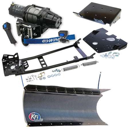 KFI Snowplow Kit fits 2008 - on Suzuki King Quad 400 4x4/AS/AF/ASi/FSi ATV - MojoMotoSport.com