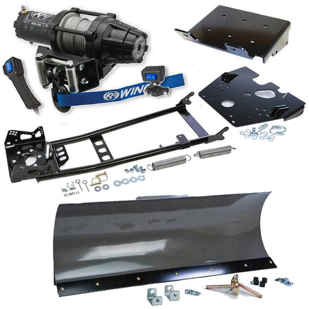 KFI Snowplow Kit fits 2008 - on Suzuki King Quad 400 4x4/AS/AF/ASi/FSi ATV - MojoMotoSport.com