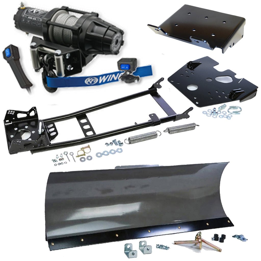 KFI Snowplow Kit fits 2008 - on Suzuki King Quad 400 4x4/AS/AF/ASi/FSi ATV - MojoMotoSport.com