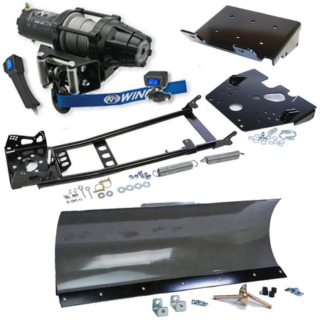 KFI Snowplow Kit fits 2008 - on Suzuki King Quad 400 4x4/AS/AF/ASi/FSi ATV - MojoMotoSport.com