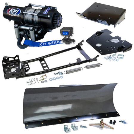 KFI Snowplow Kit fits 2008 - on Suzuki King Quad 400 4x4/AS/AF/ASi/FSi ATV - MojoMotoSport.com