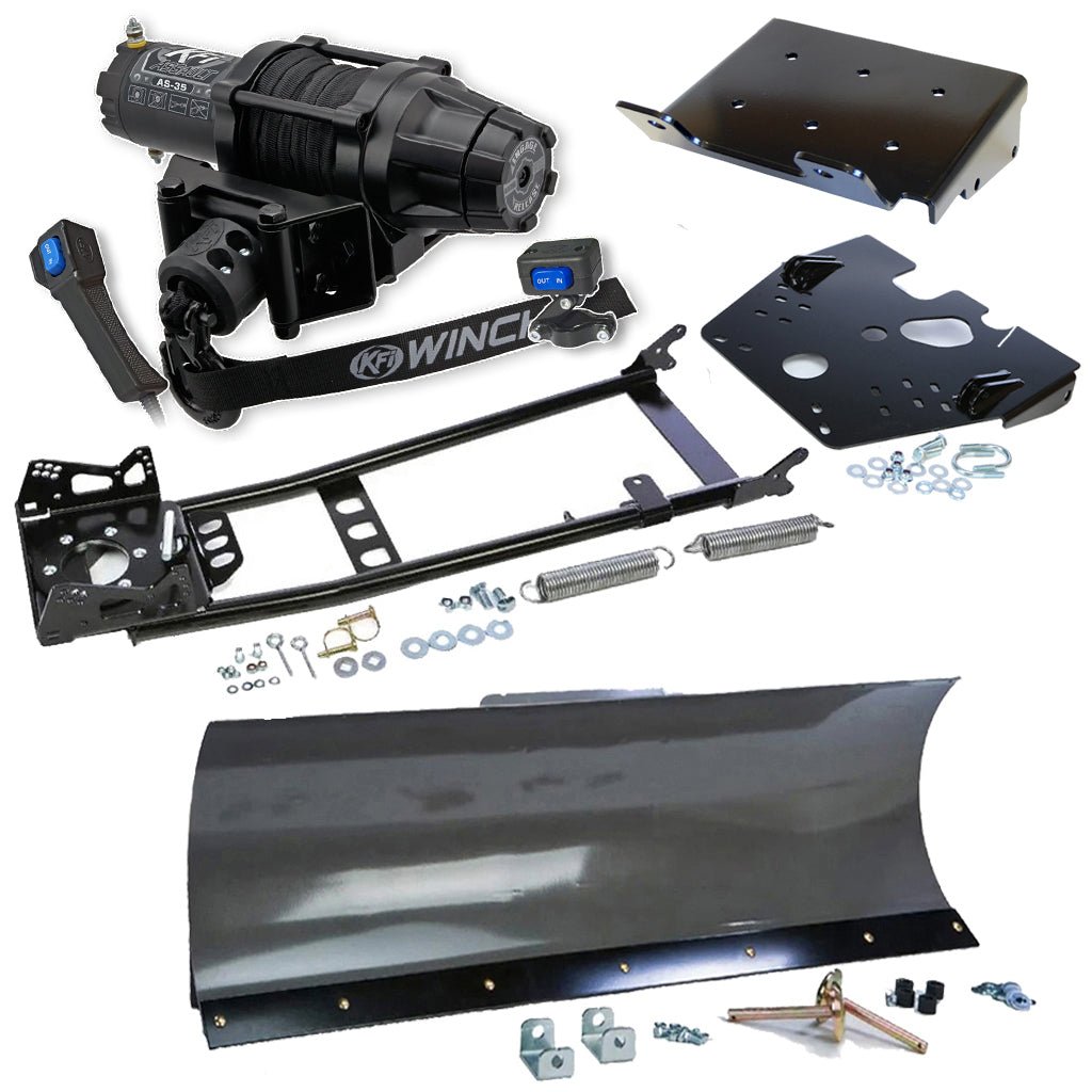 KFI Snowplow Kit fits 2008 - on Suzuki King Quad 400 4x4/AS/AF/ASi/FSi ATV - MojoMotoSport.com