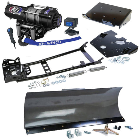KFI Snowplow Kit fits 2008 - on Suzuki King Quad 400 4x4/AS/AF/ASi/FSi ATV - MojoMotoSport.com