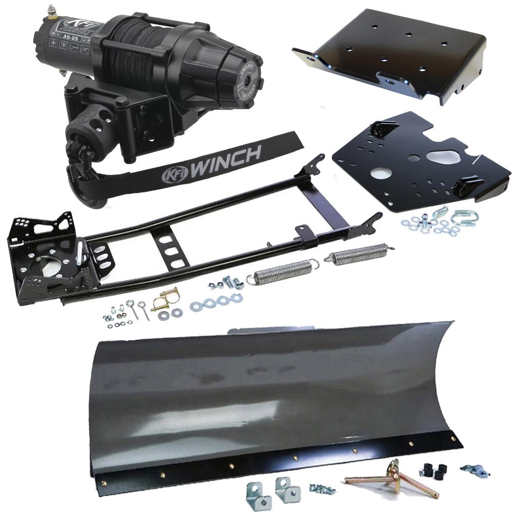 KFI Snowplow Kit fits 2008 - on Suzuki King Quad 400 4x4/AS/AF/ASi/FSi ATV - MojoMotoSport.com