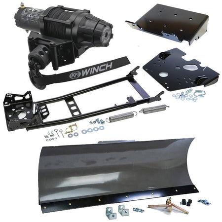 KFI Snowplow Kit fits 2008 - on Suzuki King Quad 400 4x4/AS/AF/ASi/FSi ATV - MojoMotoSport.com