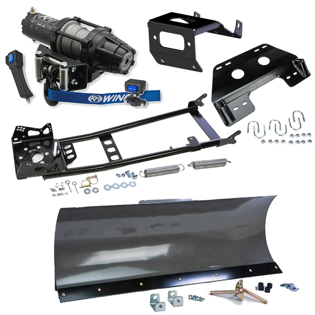 KFI Snowplow Kit fits 2014+ Honda TRX 500/520 Foreman & Rubicon & 2015+ TRX420 Rancher ATV - MojoMotoSport.com