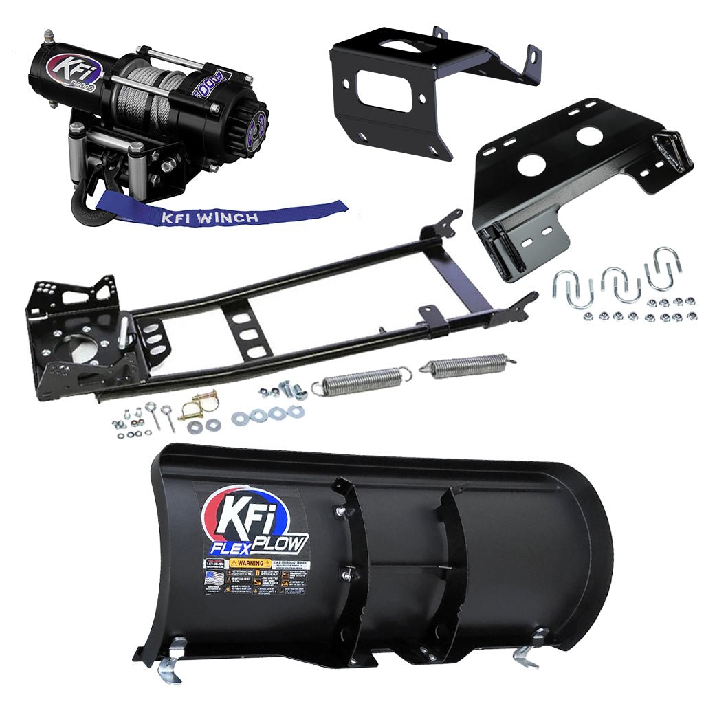 KFI Snowplow Kit fits 2014+ Honda TRX 500/520 Foreman & Rubicon & 2015+ TRX420 Rancher ATV - MojoMotoSport.com