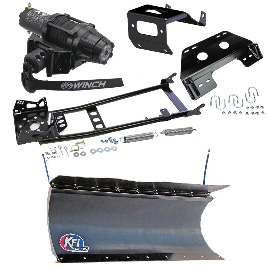 KFI Snowplow Kit fits 2014+ Honda TRX 500/520 Foreman & Rubicon & 2015+ TRX420 Rancher ATV - MojoMotoSport.com