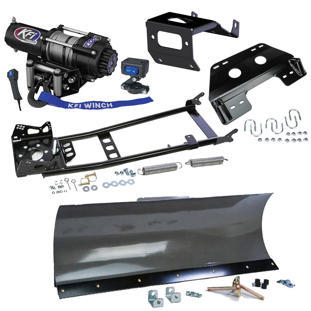 KFI Snowplow Kit fits 2014+ Honda TRX 500/520 Foreman & Rubicon & 2015+ TRX420 Rancher ATV - MojoMotoSport.com