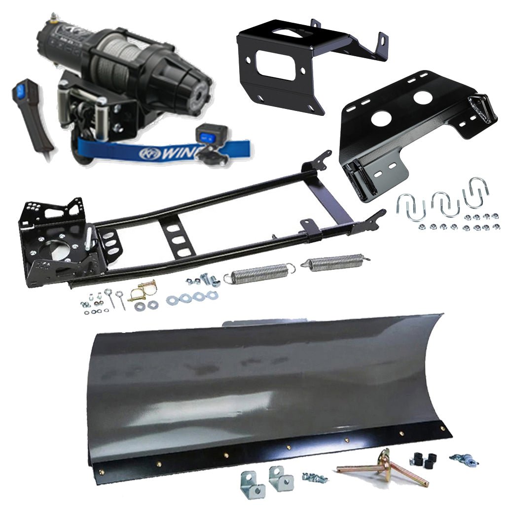 KFI Snowplow Kit fits 2014+ Honda TRX 500/520 Foreman & Rubicon & 2015+ TRX420 Rancher ATV - MojoMotoSport.com