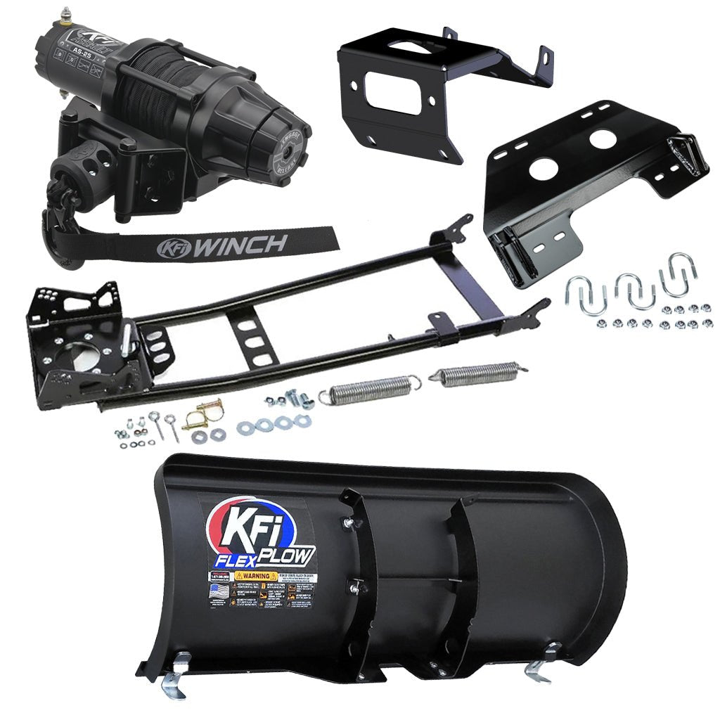 KFI Snowplow Kit fits 2014+ Honda TRX 500/520 Foreman & Rubicon & 2015+ TRX420 Rancher ATV - MojoMotoSport.com