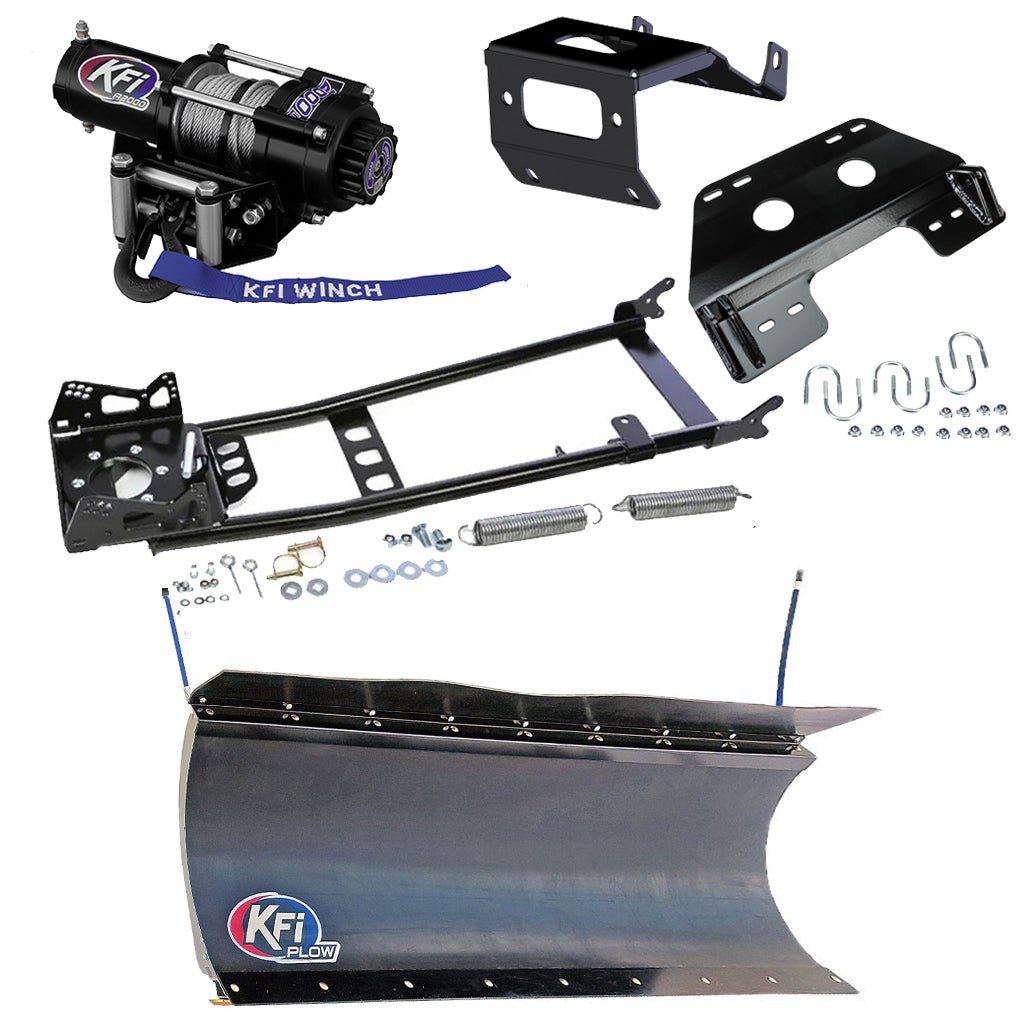 KFI Snowplow Kit fits 2014+ Honda TRX 500/520 Foreman & Rubicon & 2015+ TRX420 Rancher ATV - MojoMotoSport.com