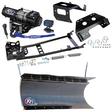KFI Snowplow Kit fits 2014+ Honda TRX 500/520 Foreman & Rubicon & 2015+ TRX420 Rancher ATV - MojoMotoSport.com