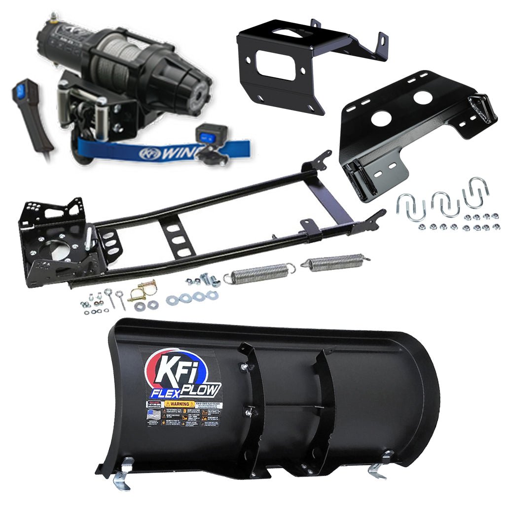 KFI Snowplow Kit fits 2014+ Honda TRX 500/520 Foreman & Rubicon & 2015+ TRX420 Rancher ATV - MojoMotoSport.com