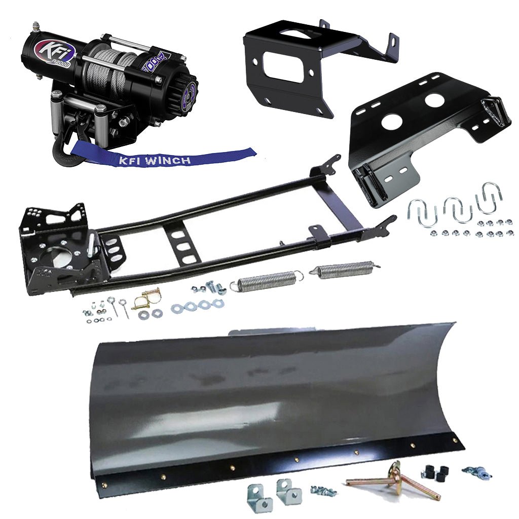 KFI Snowplow Kit fits 2014+ Honda TRX 500/520 Foreman & Rubicon & 2015+ TRX420 Rancher ATV - MojoMotoSport.com
