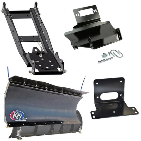 KFI Snowplow Kit fits Kawasaki KAF 400 Mule 600/610 - MojoMotoSport.com
