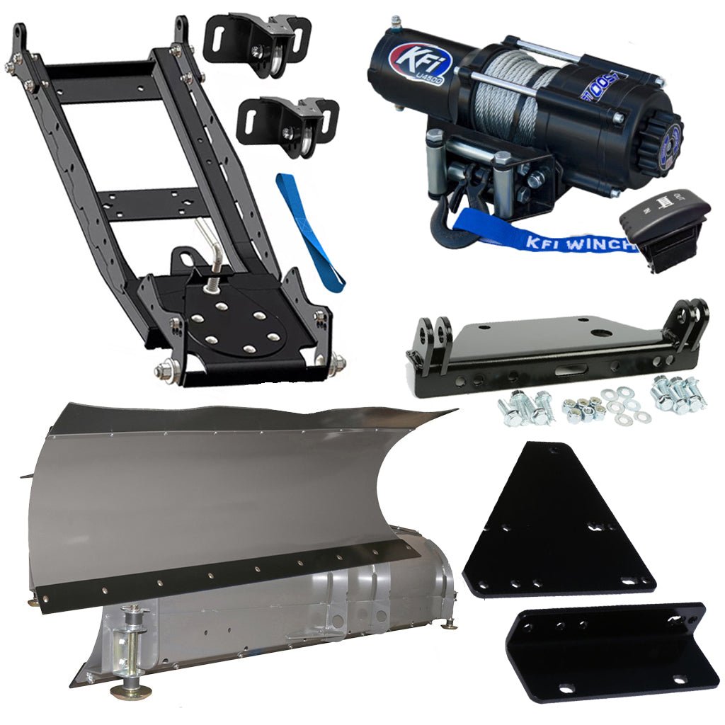 KFI Snowplow Kit fits Kawasaki Mule 4000 & 4010 - MojoMotoSport.com