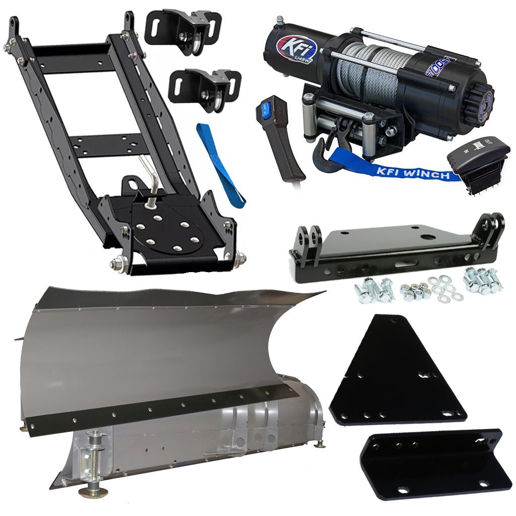 KFI Snowplow Kit fits Kawasaki Mule 4000 & 4010 - MojoMotoSport.com