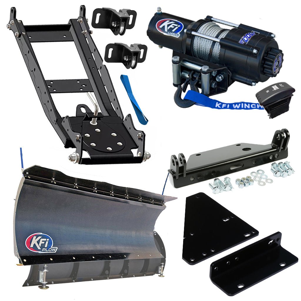 KFI Snowplow Kit fits Kawasaki Mule 4000 & 4010 - MojoMotoSport.com