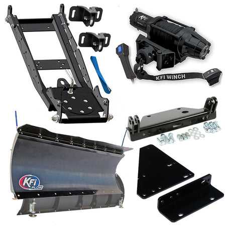 KFI Snowplow Kit fits Kawasaki Mule 4000 & 4010 - MojoMotoSport.com