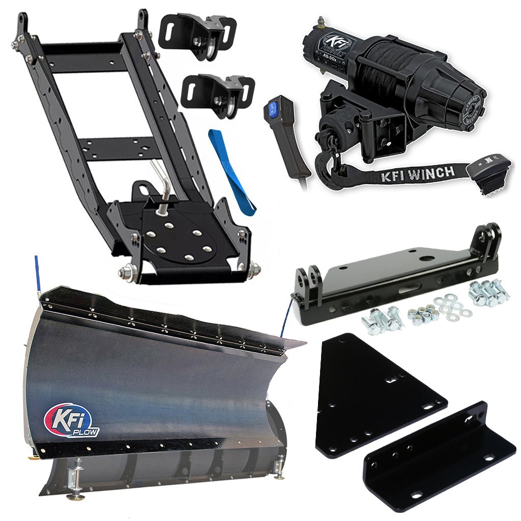 KFI Snowplow Kit fits Kawasaki Mule 4000 & 4010 - MojoMotoSport.com