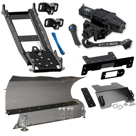 KFI Snowplow Kit fits Kawasaki Mule SX/XC 400 - MojoMotoSport.com