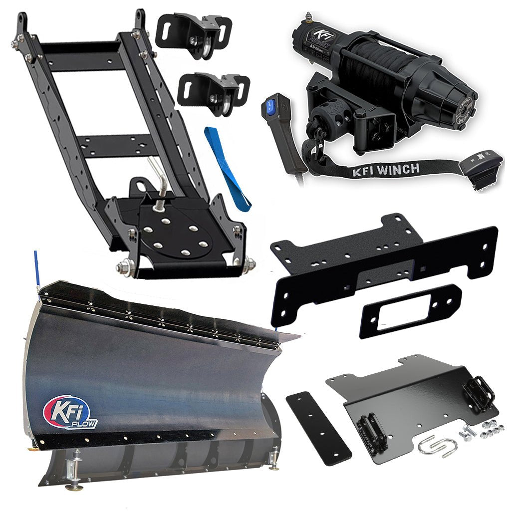 KFI Snowplow Kit fits Kawasaki Mule SX/XC 400 - MojoMotoSport.com