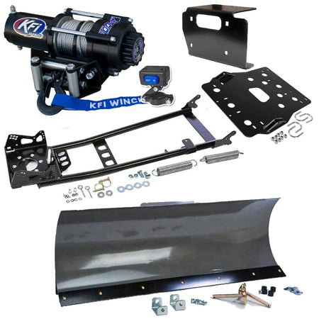 KFI Snowplow Kit fits Kawasaki Prairie 650/700 & Suzuki Twin Peaks 700 ATV - MojoMotoSport.com