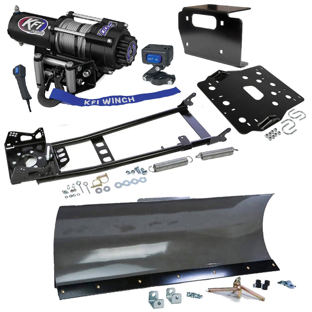 KFI Snowplow Kit fits Kawasaki Prairie 650/700 & Suzuki Twin Peaks 700 ATV - MojoMotoSport.com