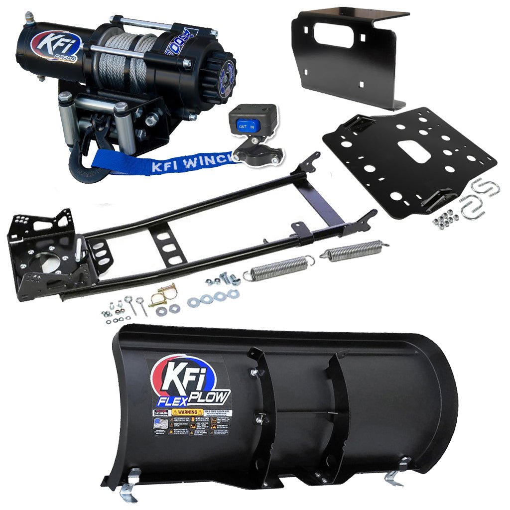 KFI Snowplow Kit fits Kawasaki Prairie 650/700 & Suzuki Twin Peaks 700 ATV - MojoMotoSport.com