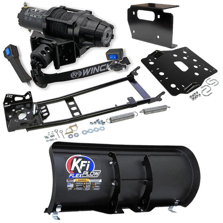 KFI Snowplow Kit fits Kawasaki Prairie 650/700 & Suzuki Twin Peaks 700 ATV - MojoMotoSport.com