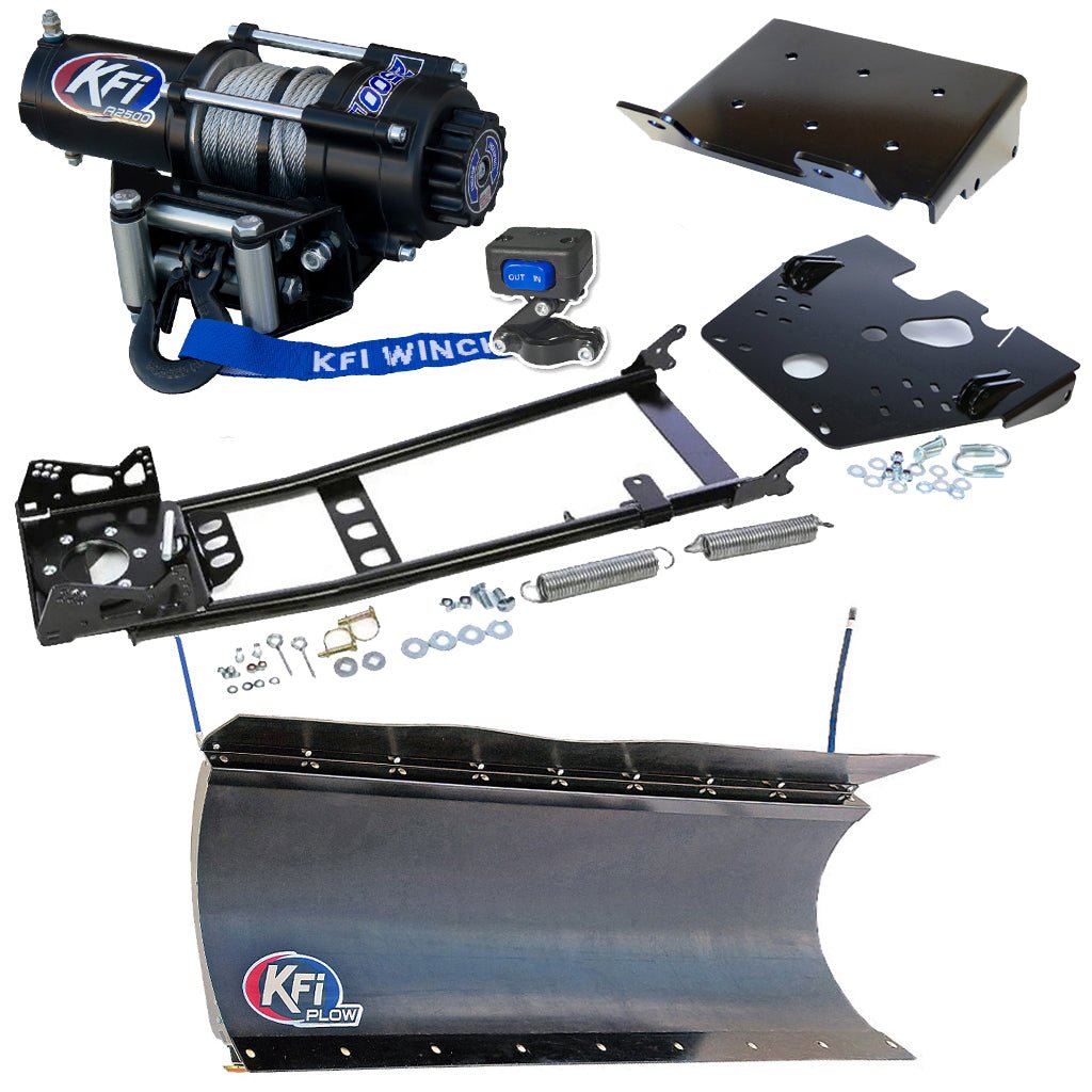 KFI Snowplow Kit fits Kawasaki Prairie 650/700 & Suzuki Twin Peaks 700 ATV - MojoMotoSport.com