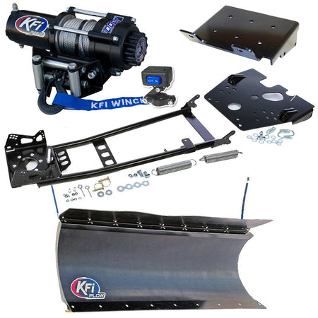 KFI Snowplow Kit fits Kawasaki Prairie 650/700 & Suzuki Twin Peaks 700 ATV - MojoMotoSport.com