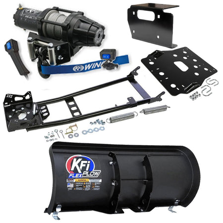 KFI Snowplow Kit fits Kawasaki Prairie 650/700 & Suzuki Twin Peaks 700 ATV - MojoMotoSport.com