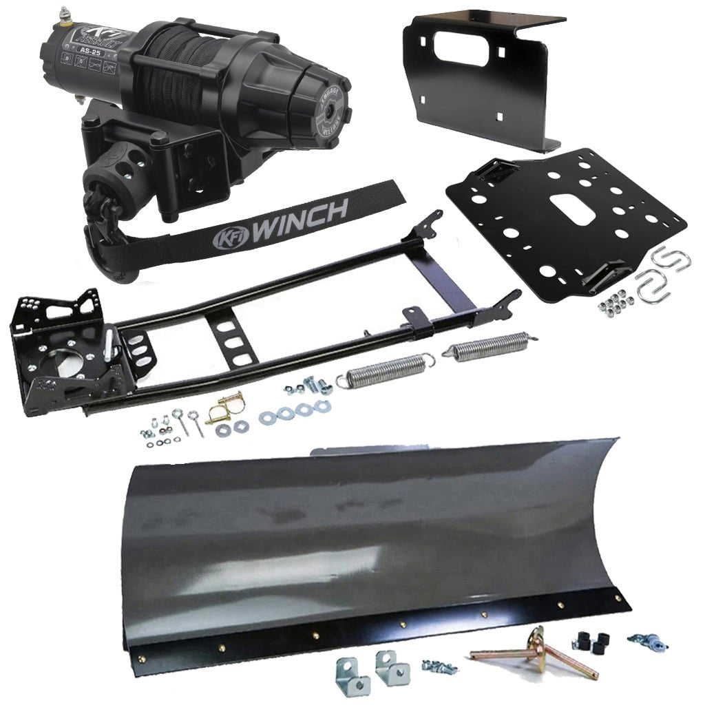 KFI Snowplow Kit fits Kawasaki Prairie 650/700 & Suzuki Twin Peaks 700 ATV - MojoMotoSport.com