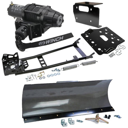 KFI Snowplow Kit fits Kawasaki Prairie 650/700 & Suzuki Twin Peaks 700 ATV - MojoMotoSport.com