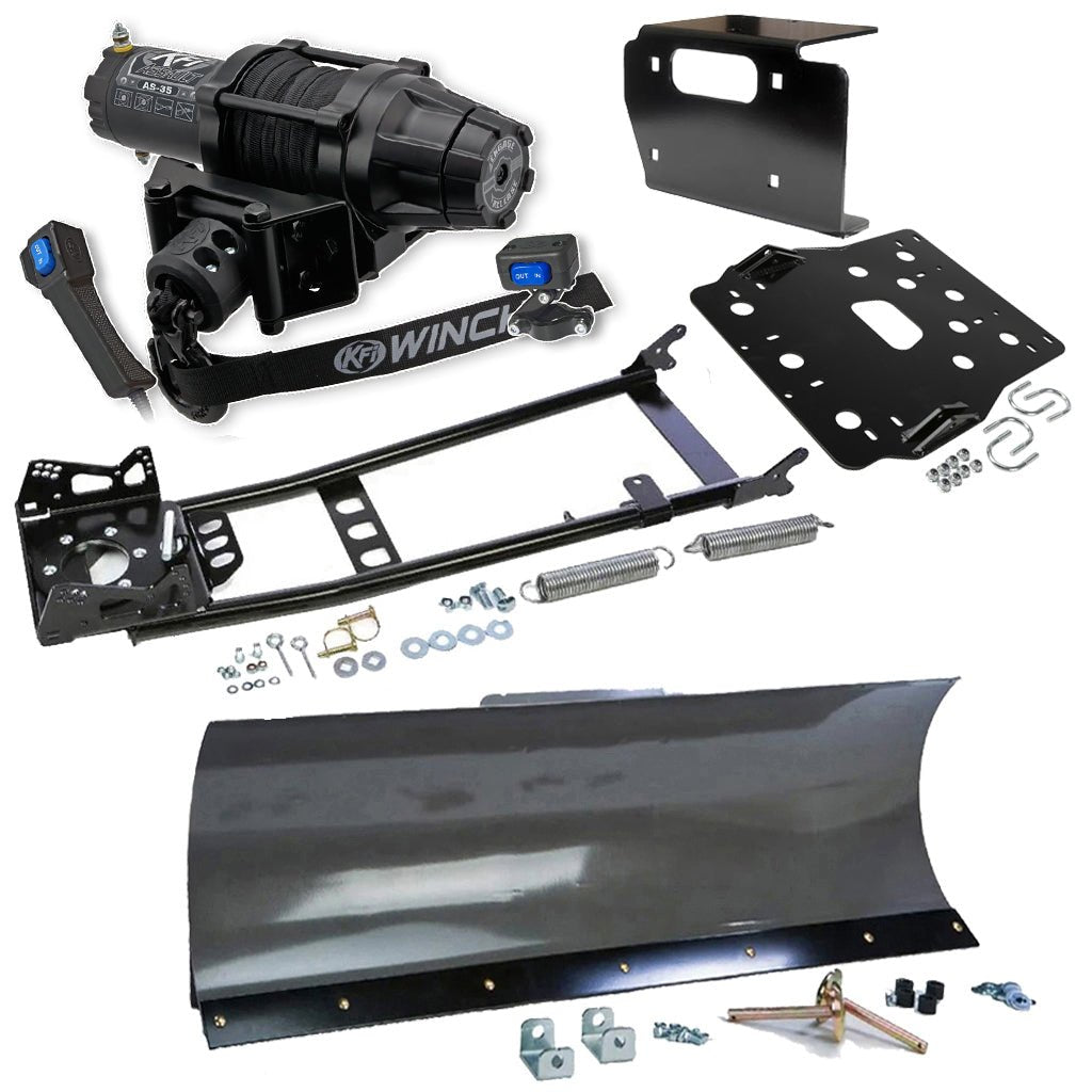 KFI Snowplow Kit fits Kawasaki Prairie 650/700 & Suzuki Twin Peaks 700 ATV - MojoMotoSport.com