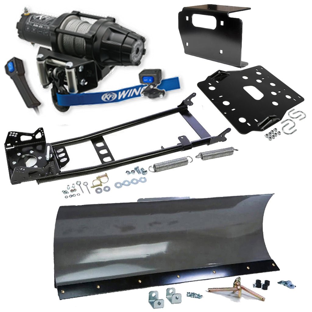 KFI Snowplow Kit fits Kawasaki Prairie 650/700 & Suzuki Twin Peaks 700 ATV - MojoMotoSport.com