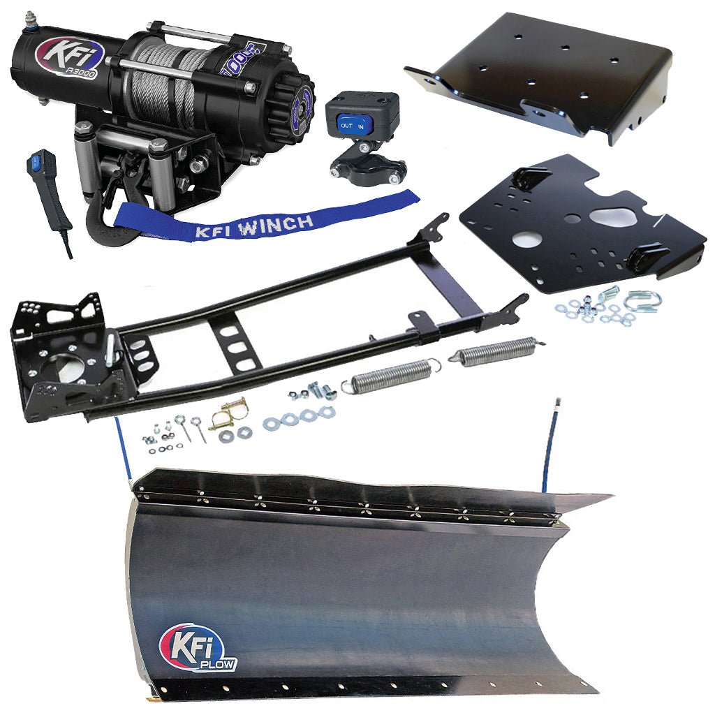 KFI Snowplow Kit fits Kawasaki Prairie 650/700 & Suzuki Twin Peaks 700 ATV - MojoMotoSport.com