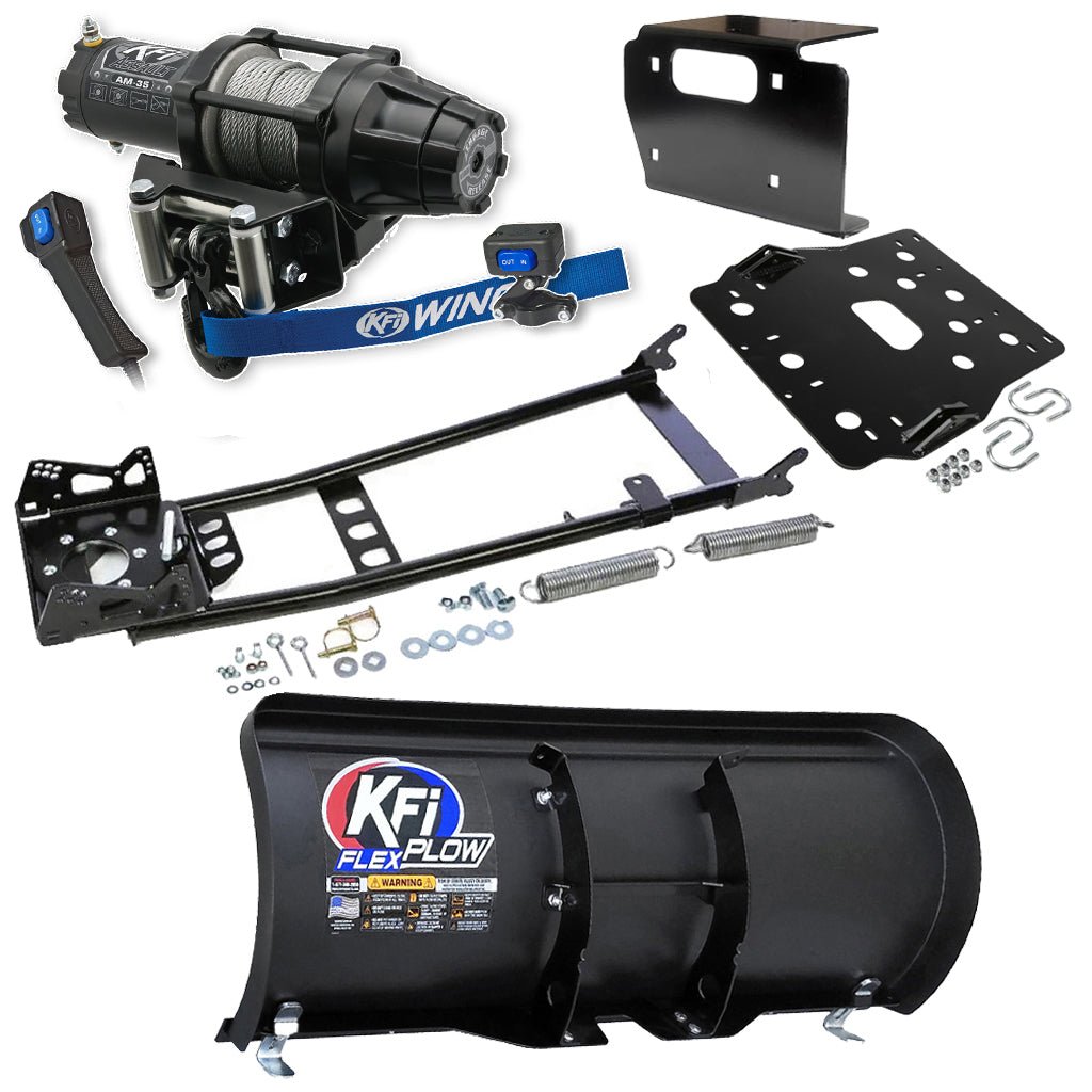 KFI Snowplow Kit fits Kawasaki Prairie 650/700 & Suzuki Twin Peaks 700 ATV - MojoMotoSport.com
