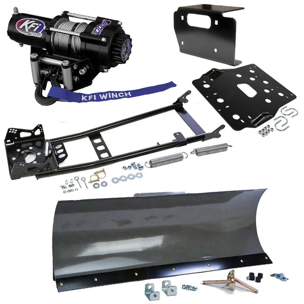 KFI Snowplow Kit fits Kawasaki Prairie 650/700 & Suzuki Twin Peaks 700 ATV - MojoMotoSport.com