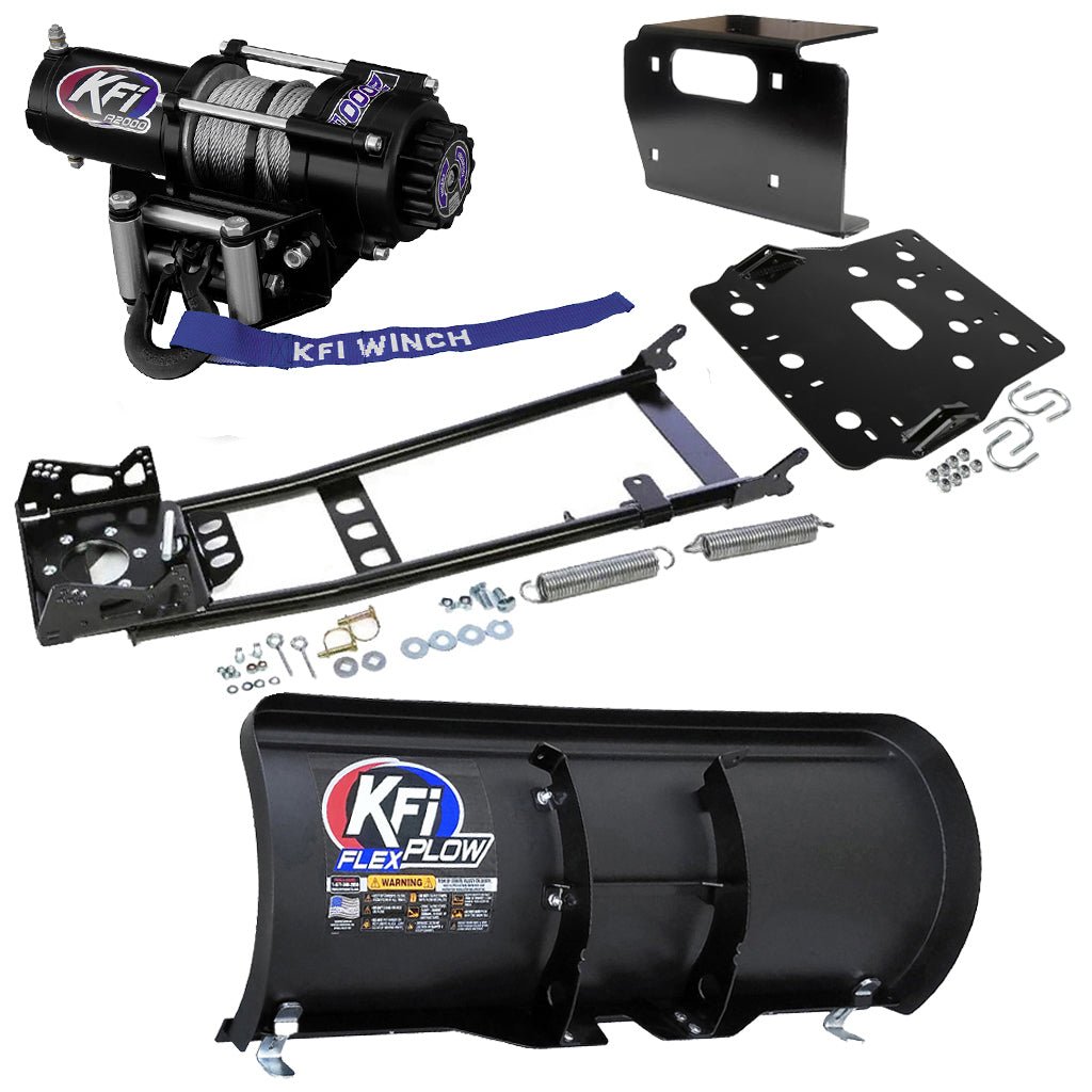 KFI Snowplow Kit fits Kawasaki Prairie 650/700 & Suzuki Twin Peaks 700 ATV - MojoMotoSport.com