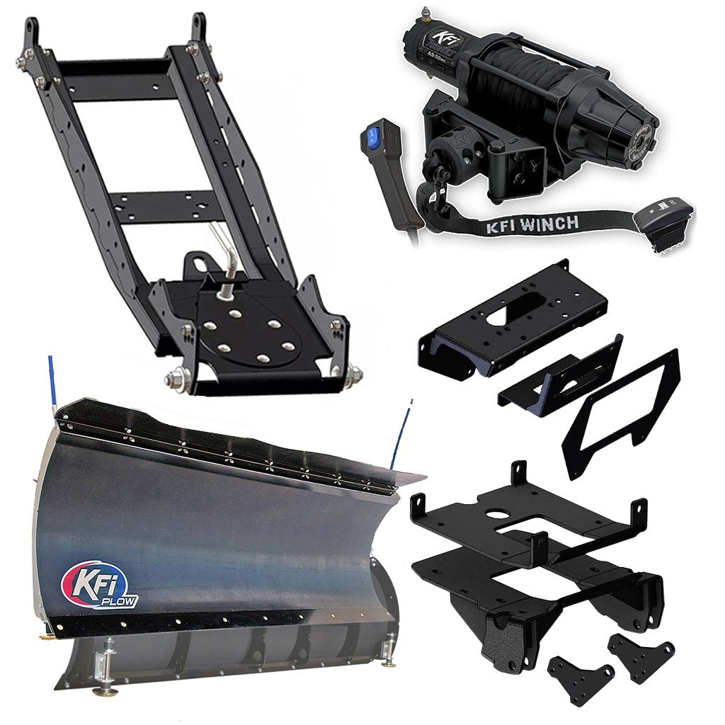 KFI Snowplow Kit fits Polaris RZR PRO XP & RZR PRO XP 4 - MojoMotoSport.com